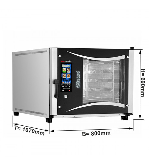 ФотоЭлектрическая конвекционная печь - 5x EN 60 x 40 cm / мощность: 10 кВт GGM Gastro