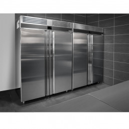 Морозильна шафа - 1,4 x 0,81 m - з 4 дверима з нерж.ст. GGM Gastro