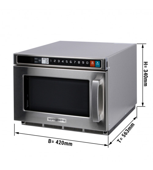 ФотоМикроволновая печь с электронным управлением (объем: 17 л / мощность: 2100 Вт) GGM Gastro