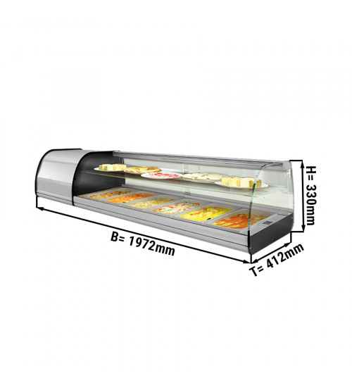 ФотоВітрина холодильна Tapas для 8 x GN 1/3 GGM Gastro