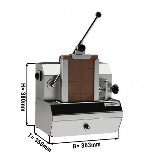 ФотоСлайсер для шоколаду / Апарат для нарізання шоколаду стружкою - для 2,5 kg шоколадного блоку GGM Gastro