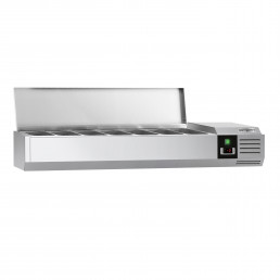 Настільна холодильна вітрина PREMIUM 1,5 x 0,34 m - для 7x 1/4 GN GGM Gastro