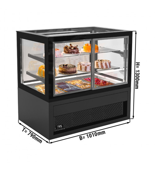 ФотоВітрина холодильна - 1,01 x 0,79 m - 470 Л - з 2 полиціми GGM Gastro