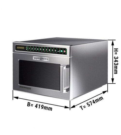 ФотоМикроволновая печь автоматическая (объем: 17 л / мощность: 1800 Вт) GGM Gastro
