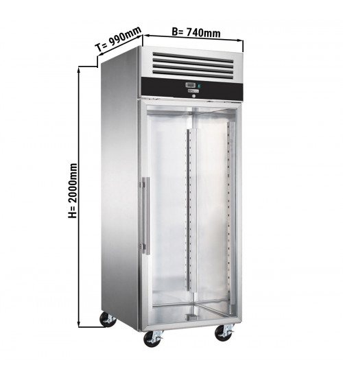ФотоПекарська морозильна шафа PREMIUM - 0,74 x 0,97 m - 1 скляні двері GGM Gastro