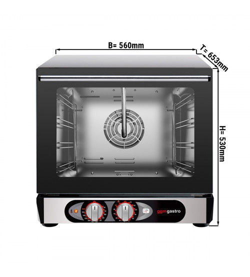 ФотоЭлектрическая конвекционная печь с функцией пара (4 противня) GGM Gastro