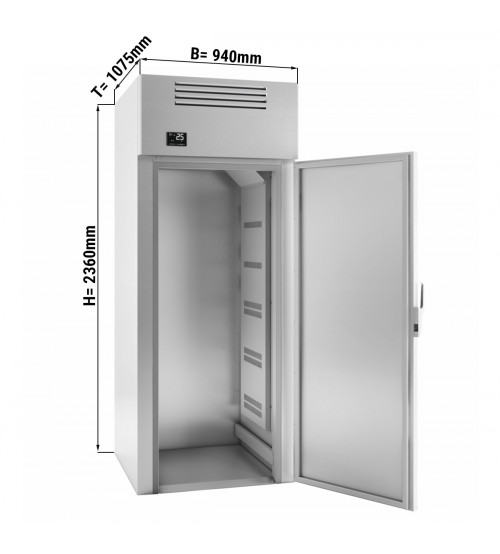 ФотоМорозильный шкаф для вкатных тележек (GN 2/1 + EN 600x400) -объем: 1365 л / 1 дверь GGM Gastro