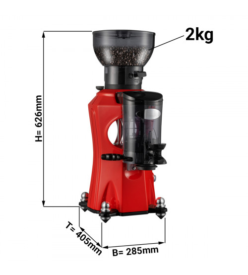 ФотоКофемолка - объем воронки: 2 кг / громкость звука: 45 дБ / цвет: красный GGM Gastro