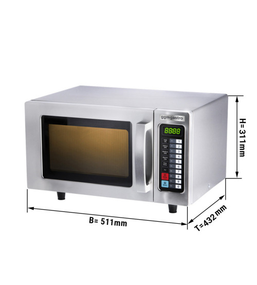ФотоМикроволновая печь с электронным управлением (объем: 25 л / мощность: 1000 Вт) GGM Gastro
