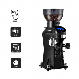 Кофемолка - объем воронки: 2 кг / громкость звука: 45 дБ / цвет: черный GGM Gastro