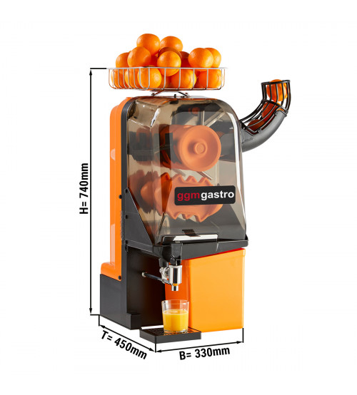 ФотоПрес для цитрусових електричний - Orange - Механічне управління - зливний кран та сомоочищення GGM Gastro