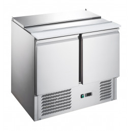 Холодильный стол салладетта PREMIUM - 0,9 x 0,7 m / объем: 252 л / 2 двери GGM Gastro