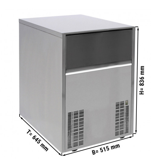 ФотоГенератор кубиков льда 62 кг / 24 ч GGM Gastro
