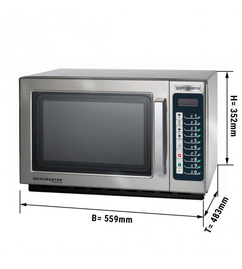 ФотоМикроволновая печь автоматическая (объем: 34 л / мощность: 1100 Вт) GGM Gastro