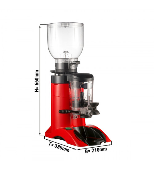 ФотоКофемолка - объем воронки: 2 кг / громкость звука: 63 дБ / цвет: красный GGM Gastro