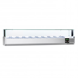 Холодильная витрина под гастроемкость PREMIUM - 2,0 x 0,4 m - для 9x 1/3 GN-Behälter GGM Gastro