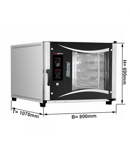 ФотоЭлектрическая конвекционная печь 5 х EN 60 x 40 см- GGM Gastro