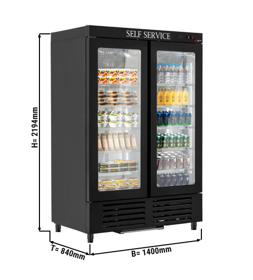 ФотоХолодильный шкаф кондитерский / 1800- литров / количество дверей- 2 / GGM Gastro