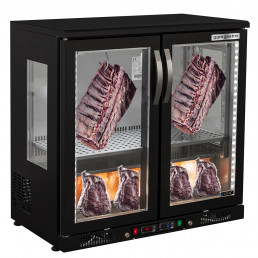 Шкаф для вызревания мяса (стек.дверцы / черный) GGM Gastro