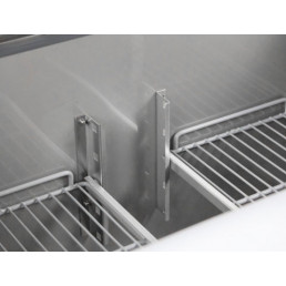 Холодильный стол саладетта PREMIUM - 0,9 x 0,7 m / 1 дверь, 2 выдвижн.секции / объем: 240 л GGM Gastro