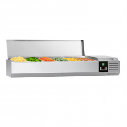 Настільна холодильна вітрина PREMIUM 1,5 m x 0,4 m - для 6x 1/3 GN GGM Gastro