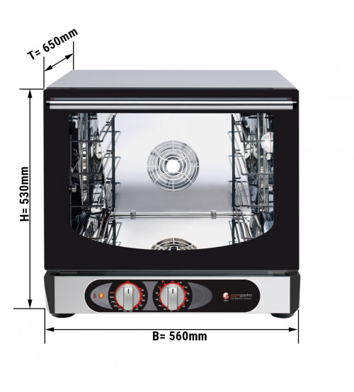 ФотоЭлектрическая конвекционная печь с механическим управлением - 4 противня GGM Gastro